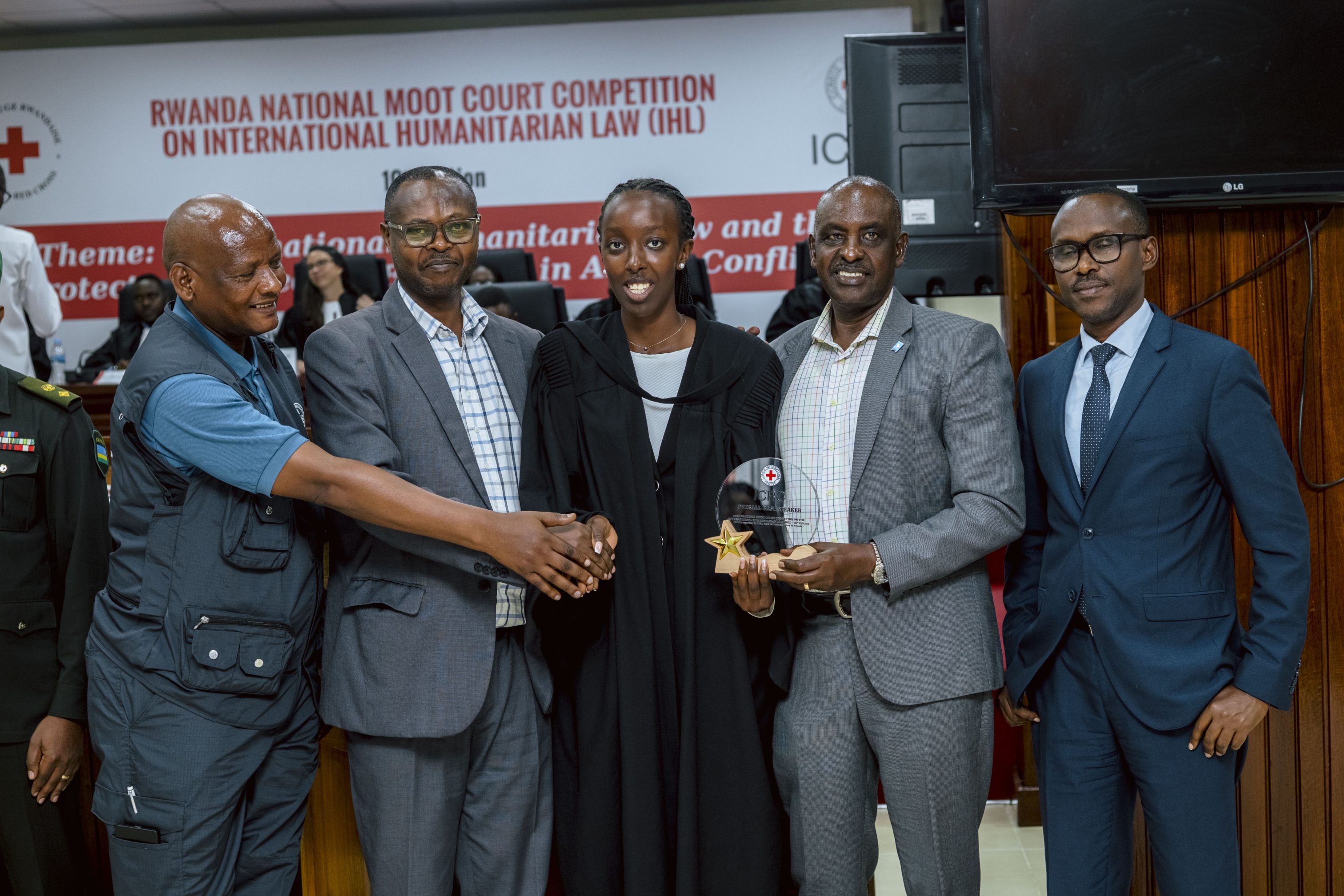 Keza Emmanuela was recognised as the Best Overall Speaker